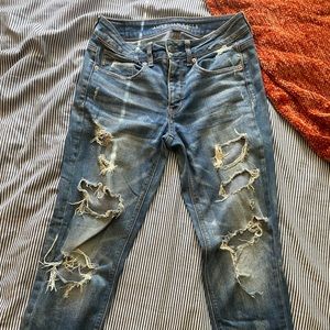American eagle Tom Girl jeans